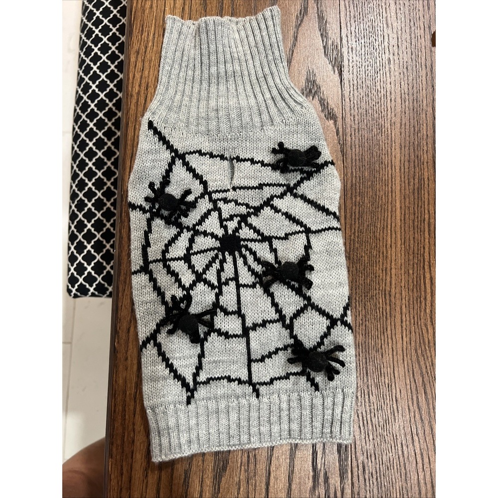 Halloween Pom Pom Spider Cat and Dog Sweater Hyde & EEK! Boutique Extra Small XS